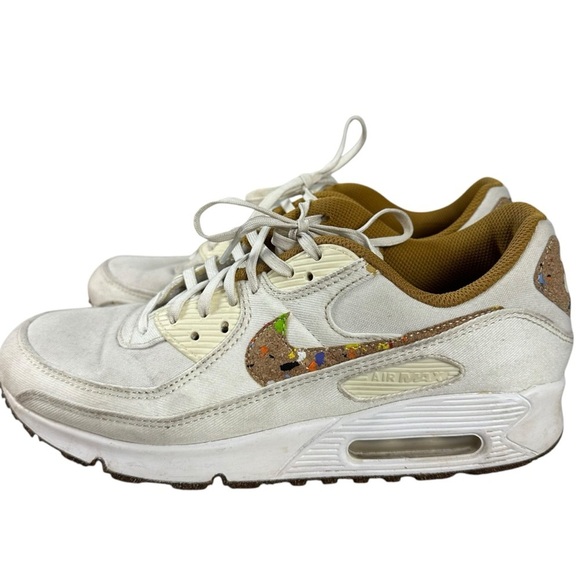 Nike Air Max 90 AM90 Sail Cork Sustainable Material Size 11 DS DD0384-100 - Picture 4 of 14